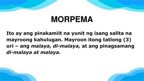 MORPEMA .